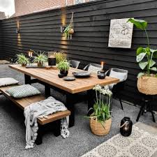 goedkope houten tuinset