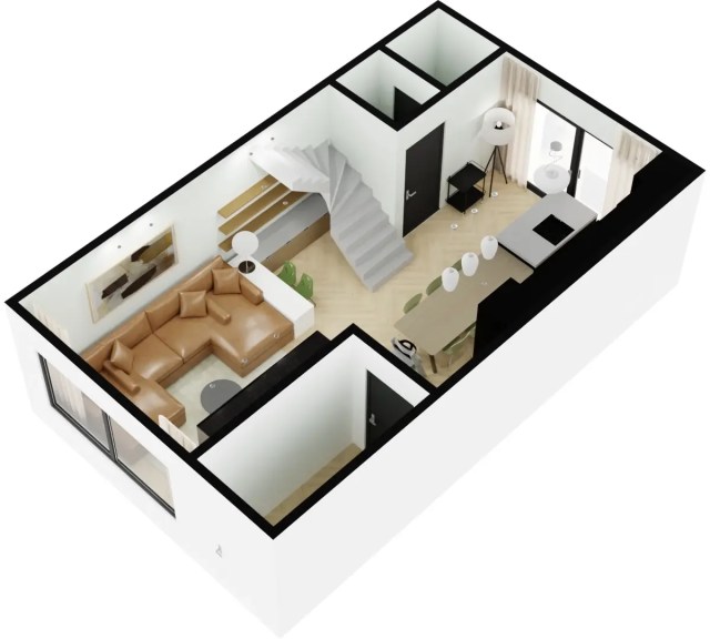 Creëer je Droomwoning: Woonkamer Inrichten in 3D voor een Realistische Voorstelling