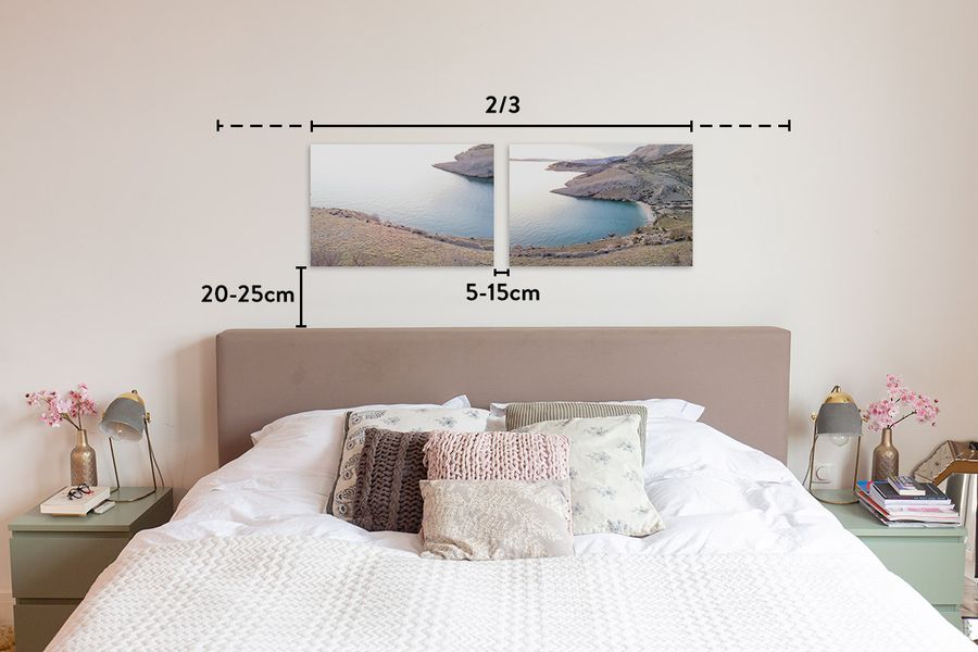 decoratie boven bed