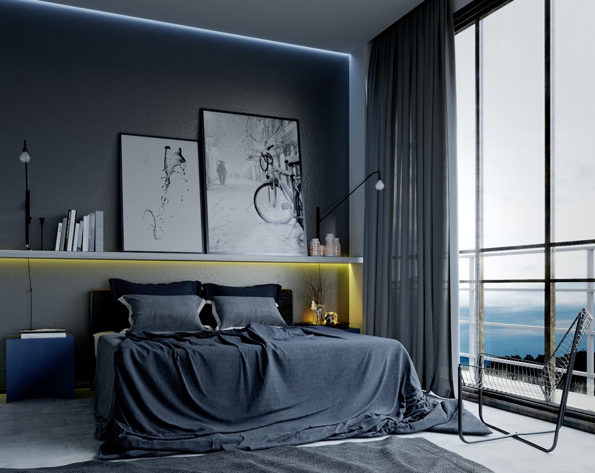 mannen kamer decoratie